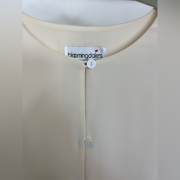 BLOOMINGDALE’S 100% silk blouse NWT sz 10 - Picture 6 of 6